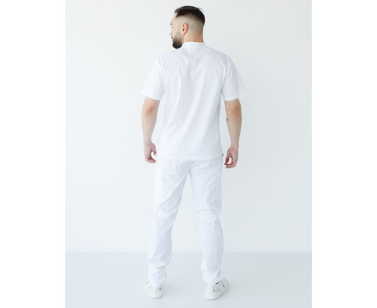 Изображение 2 Men's medical suit Denver white s. 54, "WHITE ROBE" 404-324-679, Size: 54, Color: white