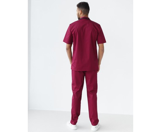 Изображение 2 Medical suit for men London Marsala-champagne s. 46, "WHITE ROBE" 133-355-679, Size: 46, Color: marsala champagne