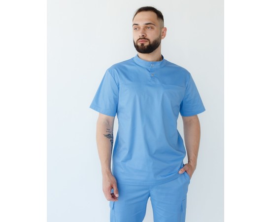 Изображение 3 Medical suit men's Denver blue s. 50, "WHITE ROBE" 404-333-679, Size: 50, Color: blue light