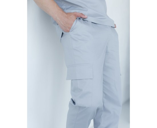 Изображение 8 Medical suit men's Denver gray s. 50, "WHITE ROBE" 404-328-679, Size: 50, Color: grey