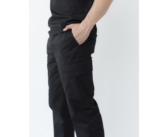 Изображение 8 Men's medical suit Denver black s. 48, "WHITE ROBE" 404-321-679, Size: 48, Color: black