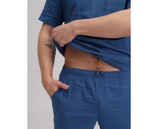 Изображение 17 Medical suit for men Marseille blue s. 54, "WHITE ROBE" 353-322-708, Size: 54, Color: blue