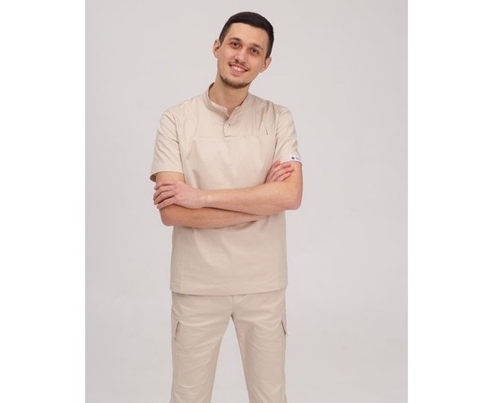 Изображение 3 Men's medical suit Denver cream s. 56, "WHITE ROBE" 404-460-679, Size: 56, Color: cream