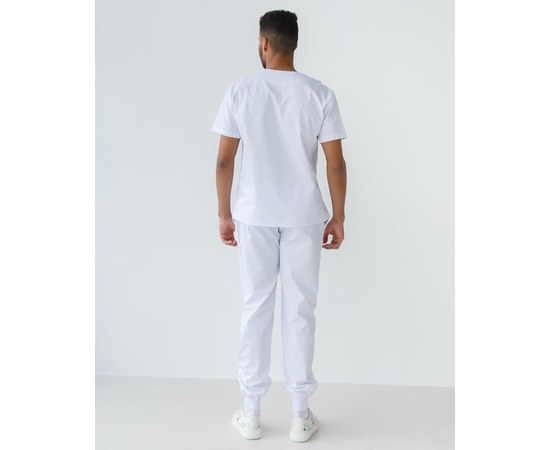 Изображение 2 Medical suit for men Texas white s. 54, "WHITE ROBE" 136-324-677, Size: 54, Color: white