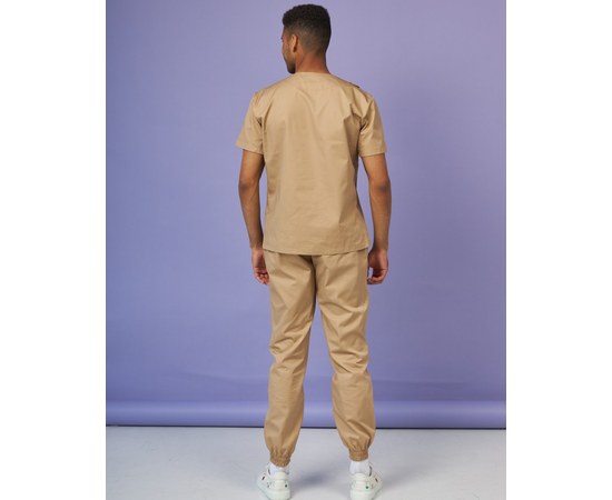 Изображение 2 Medical suit for men Texas sandy river. 46, "WHITE ROBE" 136-323-677, Size: 46, Color: sand