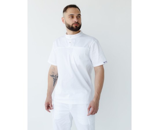 Изображение 3 Men's medical suit Denver white +SIZE s. 62, "WHITE ROBE" 447-324-679, Size: 62, Color: white