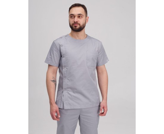 Изображение 4 Medical suit for men Texas gray s. 48, "WHITE ROBE" 136-328-677, Size: 48, Color: grey
