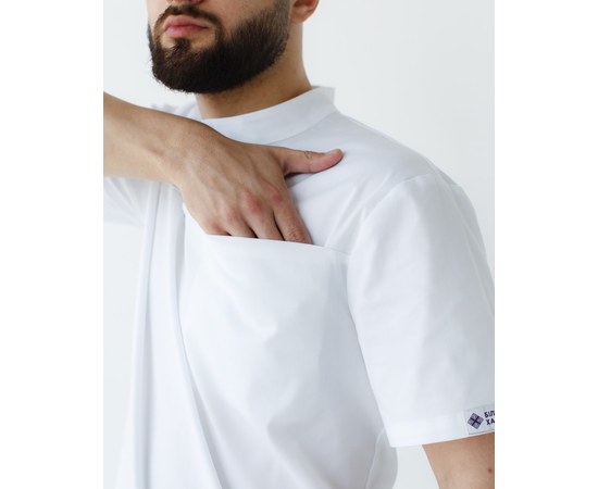 Изображение 5 Men's medical suit Denver white +SIZE s. 62, "WHITE ROBE" 447-324-679, Size: 62, Color: white