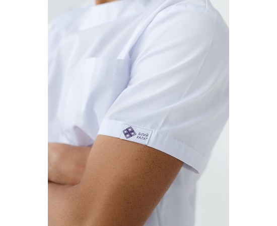 Изображение 5 Medical suit for men Texas white s. 56, "WHITE ROBE" 136-324-677, Size: 56, Color: white
