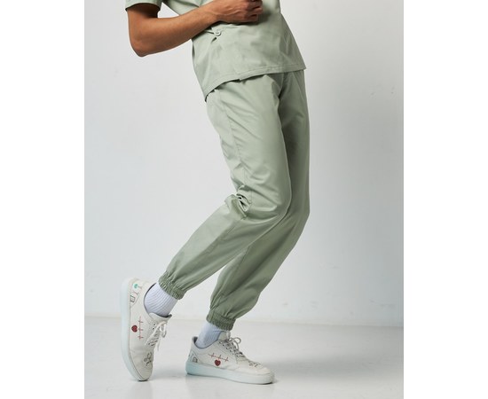 Изображение 8 Medical suit for men Texas pistachio s. 52, "WHITE ROBE" 136-396-677, Size: 52, Color: pistachio