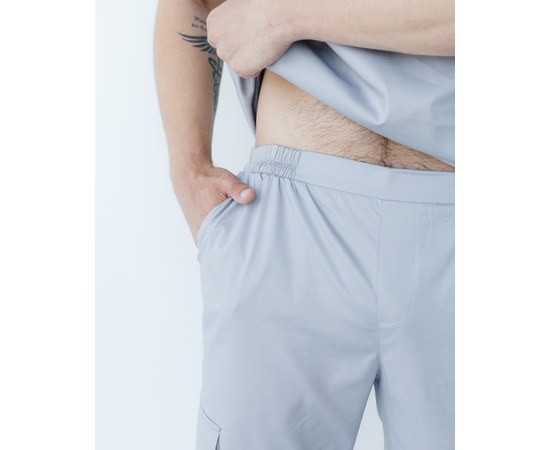 Изображение 9 Men's medical suit Denver gray +SIZE s. 60, "WHITE ROBE" 447-328-679, Size: 60, Color: grey