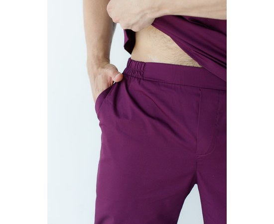 Изображение 9 Medical suit for men Milan purple s. 48, "WHITE ROBE" 134-335-708, Size: 48, Color: violet