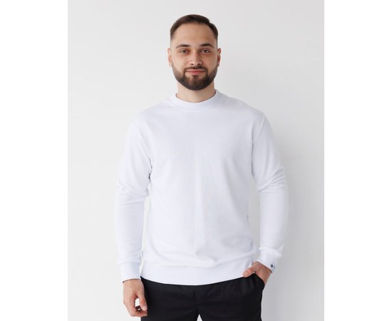 Изображение  Medical sweatshirt Montreal men's white s. M, "WHITE ROBE" 470-324-758, Size: M, Color: white