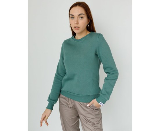 Изображение  Medical insulated sweatshirt for women Alaska dark olive s. L, "WHITE ROBE" 364-483-842, Size: L, Color: dark olive