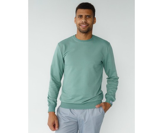 Изображение  Medical sweatshirt New York men's olive color. XL, "WHITE ROBE" 360-327-758, Size: XL, Color: olive