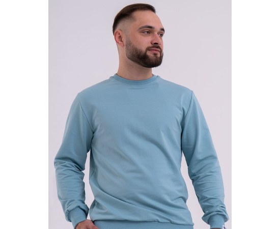 Изображение  Medical sweatshirt New York men's azure s. 2XL, "WHITE ROBE" 360-462-730, Size: 2XL, Color: azure
