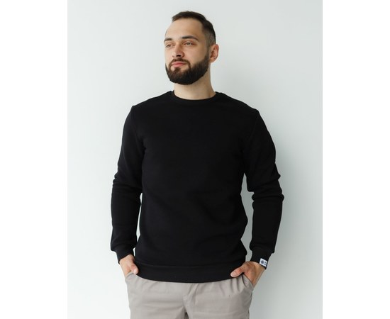 Изображение  Medical insulated sweatshirt for men Alaska black s. L, "WHITE ROBE" 365-321-842, Size: L, Color: black