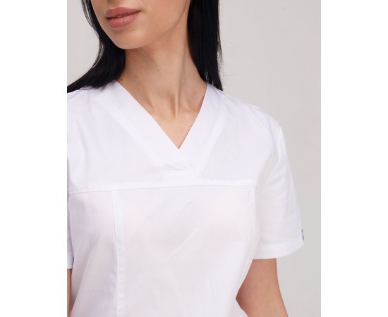Изображение 2 Women's medical shirt Topaz white s. 52, "WHITE ROBE" 164-324-705, Size: 52, Color: white