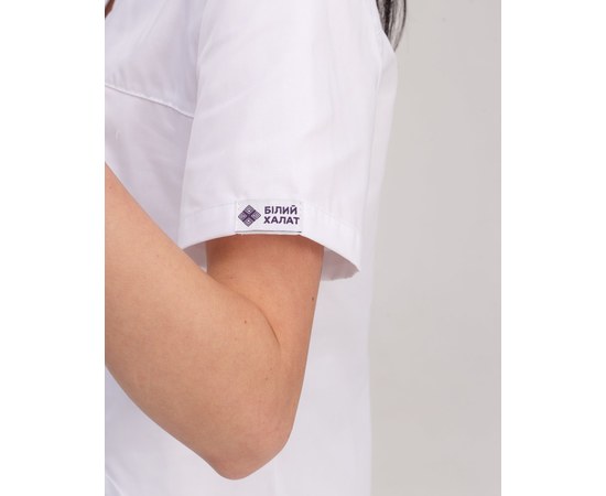 Изображение 3 Women's medical shirt Topaz white s. 52, "WHITE ROBE" 164-324-705, Size: 52, Color: white