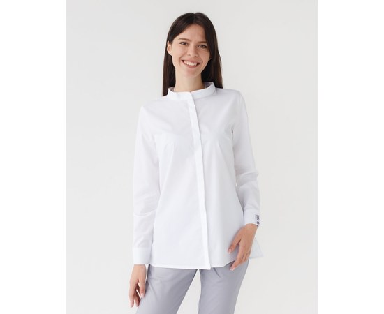 Изображение 9 Women's medical shirt Stefania white s. 50, "WHITE ROBE" 402-324-821, Size: 50, Color: white