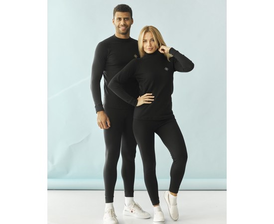 Изображение  Winter medical thermal underwear Colorado black (unisex) s. XL, "WHITE ROBE" 407-321-884, Size: XL, Color: black