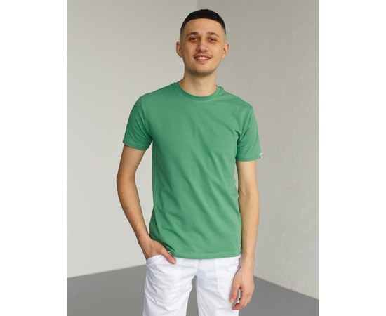 Изображение  Men's jade T-shirt s. XL, "WHITE ROBE" 153-486-681, Size: XL, Color: jade
