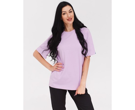 Изображение  Women's lavender medical raglan T-shirt. L, "WHITE ROBE" 348-353-798, Size: L, Color: lavender