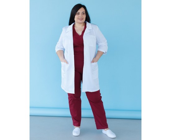 Изображение  Medical gown Student +SIZE white 56, "WHITE ROBE" 361-324-677, Size: 56, Color: white