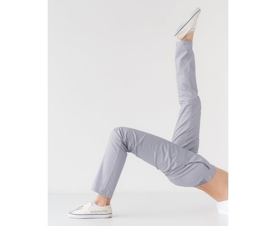 Изображение  Medical women's trousers Toronto gray s. 46, "WHITE ROBE" 390-328-708, Size: 46, Color: grey