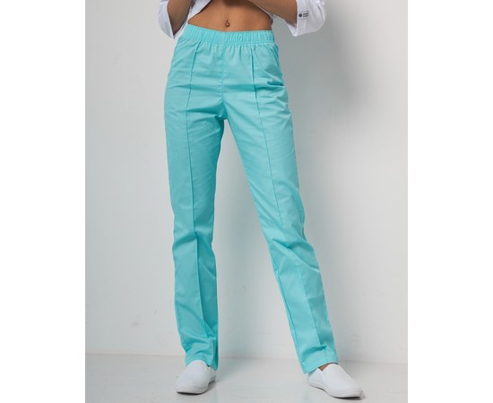 Изображение  Women's medical trousers mint s. 46, "WHITE ROBE" 163-332-726, Size: 46, Color: mint