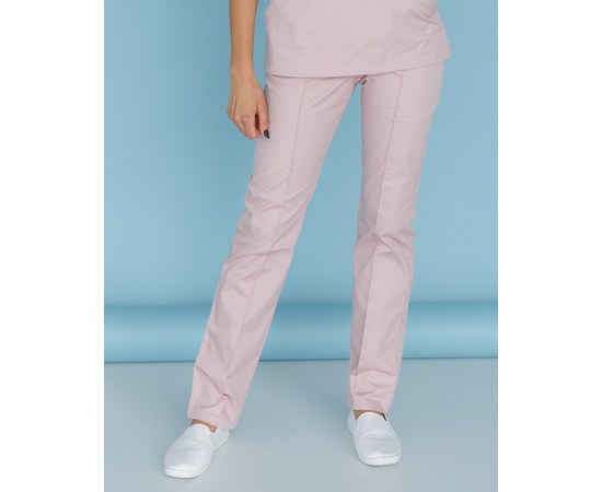Изображение  Women's medical trousers, lilac. 48, "WHITE ROBE" 163-401-726, Size: 48, Color: lilac