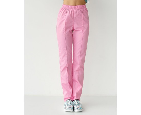 Изображение  Women's medical trousers pink s. 44, "WHITE ROBE" 163-337-726, Size: 44, Color: pink