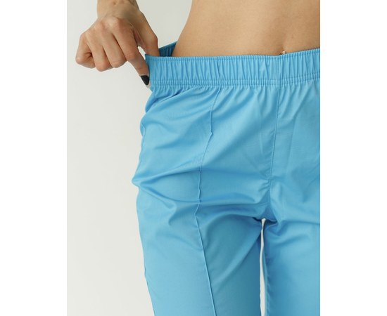 Изображение  Women's medical trousers cobalt s. 44, "WHITE ROBE" 163-439-758, Size: 44, Color: cobalt