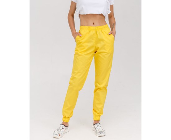 Изображение  Medical pants women's joggers amber s. 40, "WHITE ROBE" 303-461-730, Size: 40, Color: amber