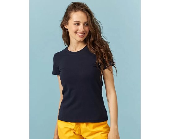 Изображение  Women's medical T-shirt blue XL, "WHITE ROBE" 152-322-681, Size: XL, Color: blue