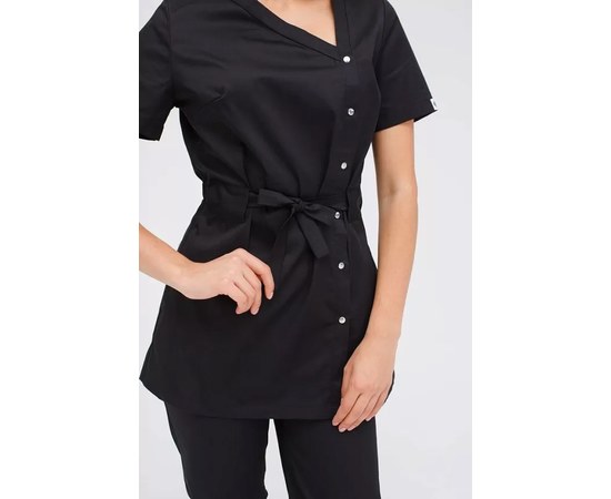 Изображение 2 Women's medical suit Naomi black s. 42, "WHITE ROBE" 331-321-679, Size: 42, Color: black