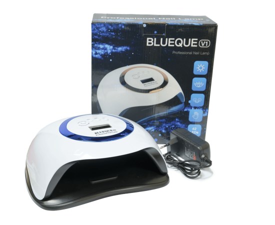Изображение  Lamp for nails and shellac BQ-V1 UV+LED 168 W, blue