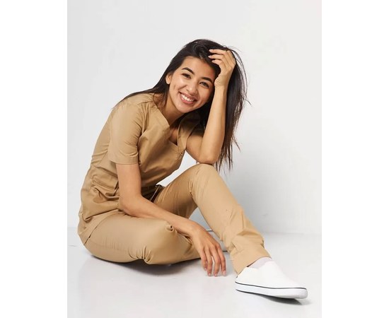Изображение 6 Women's medical suit Naomi sand s. 46, "WHITE ROBE" 331-323-679, Size: 46, Color: sand