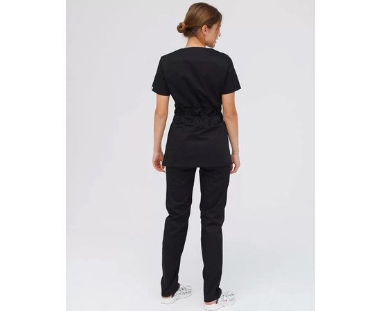 Изображение 4 Women's medical suit Naomi black s. 52, "WHITE ROBE" 331-321-679, Size: 52, Color: black