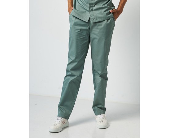 Изображение  Men's medical trousers Boston olive river. 52, "WHITE ROBE" 328-327-758, Size: 52, Color: olive