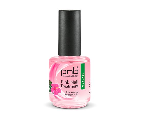 Изображение  Nail care base PNB Pink Nail Treatment, 15 ml