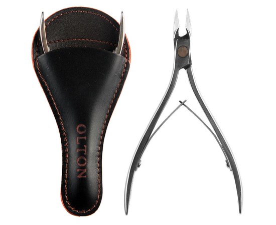 Изображение  Professional scissors Olton 1S (11-12 mm) in leather case