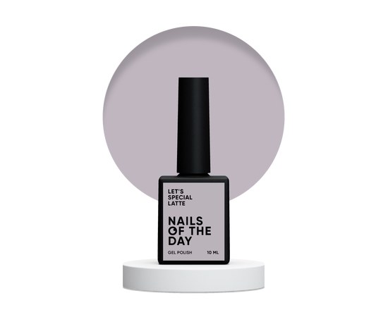 Изображение  Nails Of The Day Let's special Latte – beige-caramel gel nail polish covering in one sphere, 10 ml, Volume (ml, g): 10, Color No.: Latte