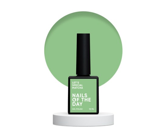 Изображение  Nails Of The Day Let's special Matcha – фисташковый гель-лак для ногтей, перекрывается в один слой, 10 мл, Объем (мл, г): 10, Цвет №: Matcha