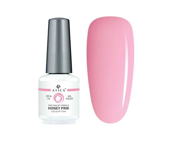 Изображение  Gel polish Atica GPM007 Honey Pink, 7.5 мл, Volume (ml, g): 45053, Color No.: 7
