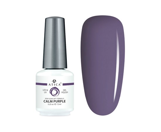 Изображение  Gel polish Atica GPM034 Calm Purple, 7.5 мл, Volume (ml, g): 45053, Color No.: 34