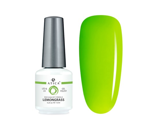 Изображение  Gel polish Atica GPM040 Lemongrass, 7.5 мл, Volume (ml, g): 45053, Color No.: 40