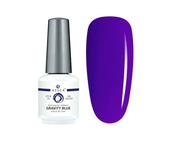 Изображение  Gel polish Atica GPM041 Gravity Blue, 7.5 мл, Volume (ml, g): 45053, Color No.: 41