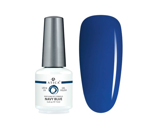 Изображение  Gel polish Atica GPM049 Navy blue, 7.5 мл, Volume (ml, g): 45053, Color No.: 49