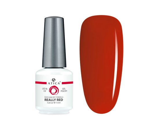 Изображение  Gel polish Atica GPM070 Really Red, 7.5 мл, Volume (ml, g): 45053, Color No.: 70